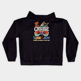 Cruise Squad 2024 Summer Vacation Matching Family Kids Hoodie